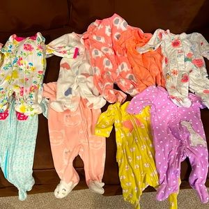 Very gently Used Premie sleepers, shirts & pants